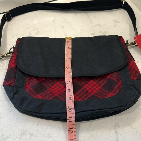 Stormy Kromer The Companion Purse Crossbody Messenger Wool Satchel Tartan Plaid - Picture 12 of 16